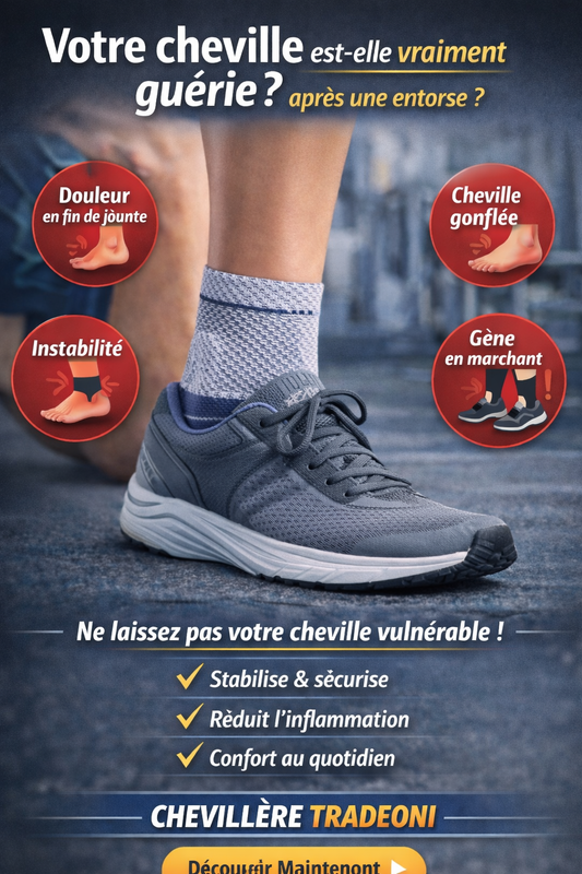 Les 5 signes que votre cheville n’est pas totalement guérie